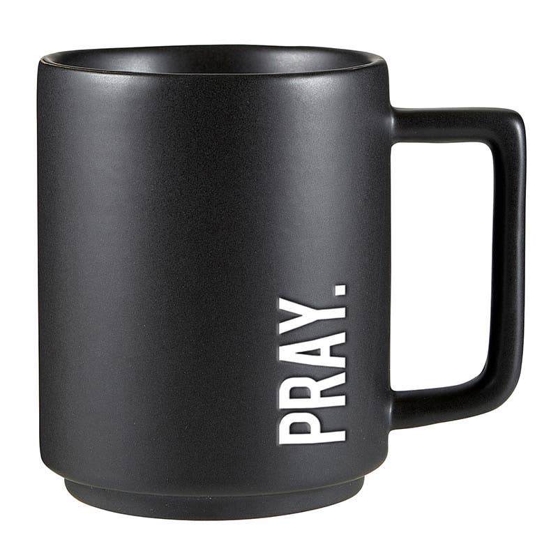 Matte Cafe Mug- Pray