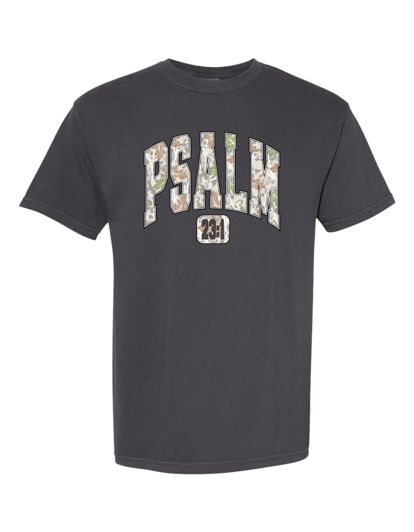 Camo Psalm 23:1 Tee (Graphite)