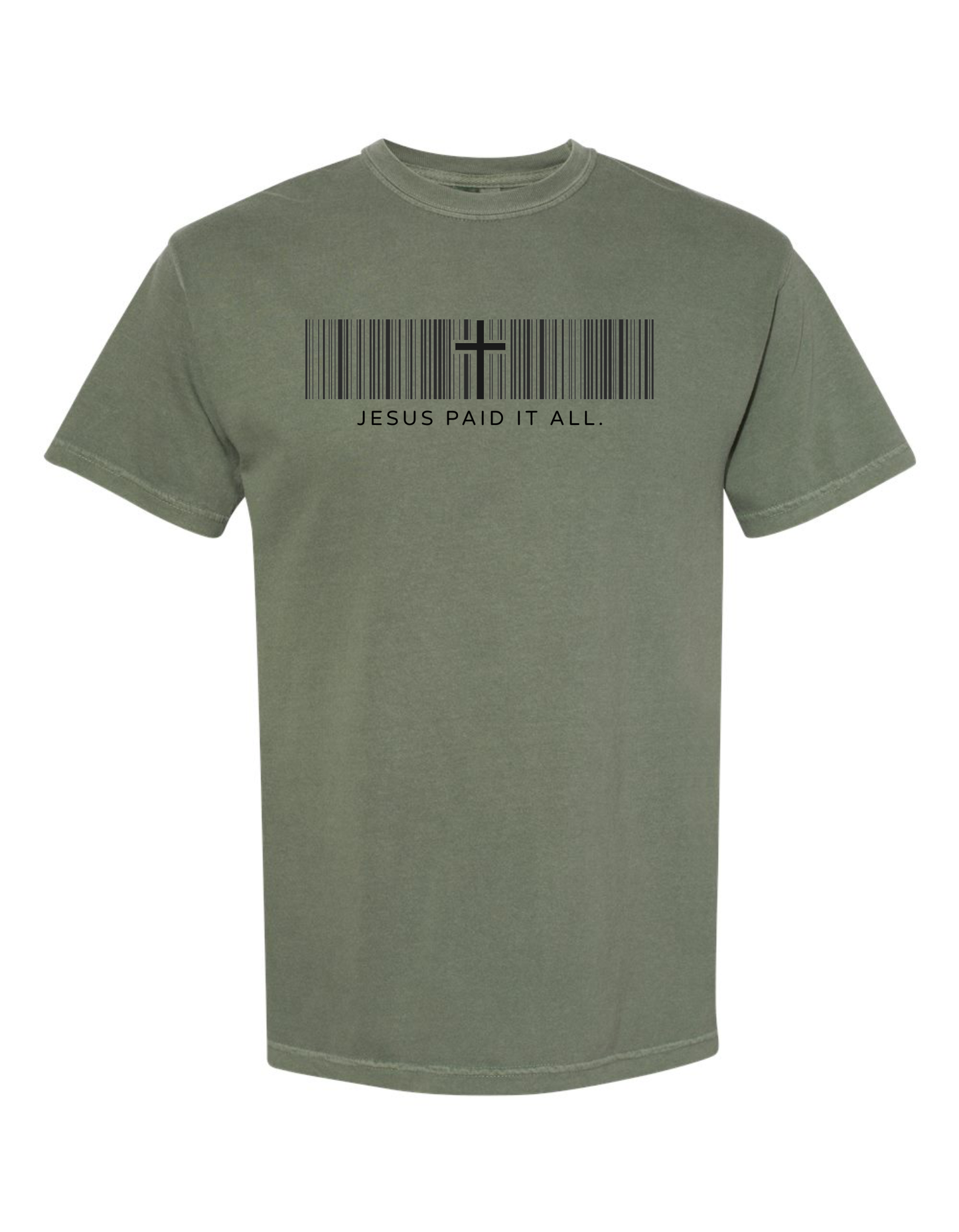 Jesus Paid It All Tee (Moss)