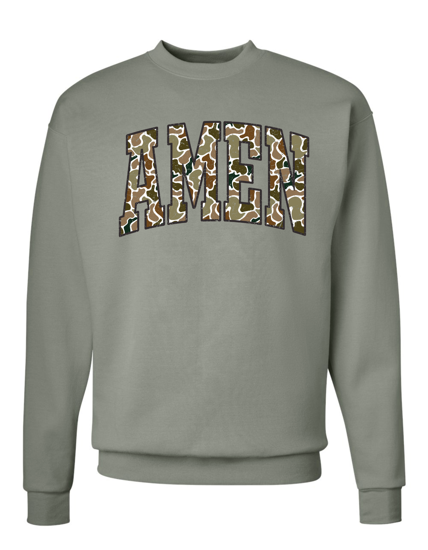 Amen Camo Crew (Stonewashed Green)