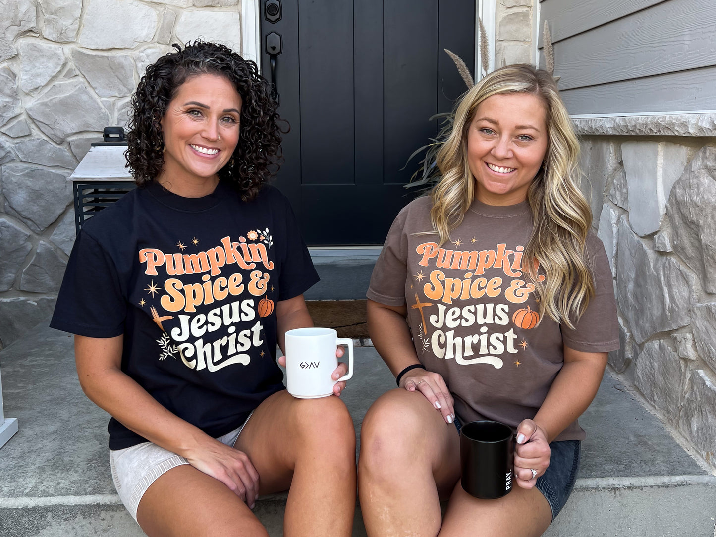 Pumpkin Spice & Jesus Christ tee