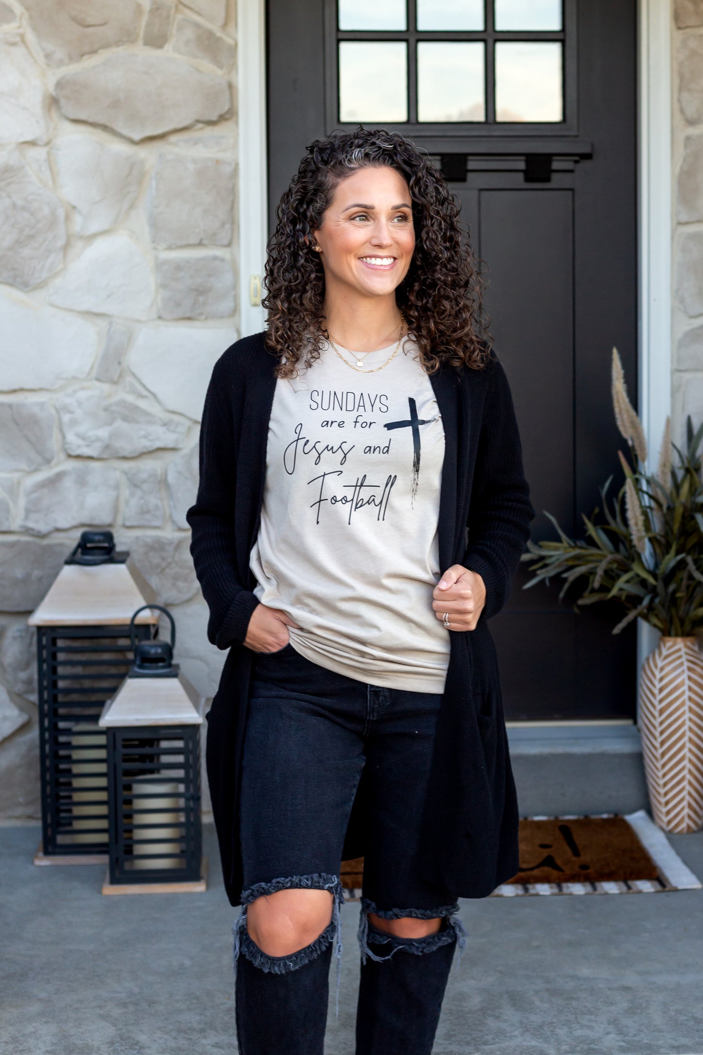 Sundays are for Jesus and Football Tee