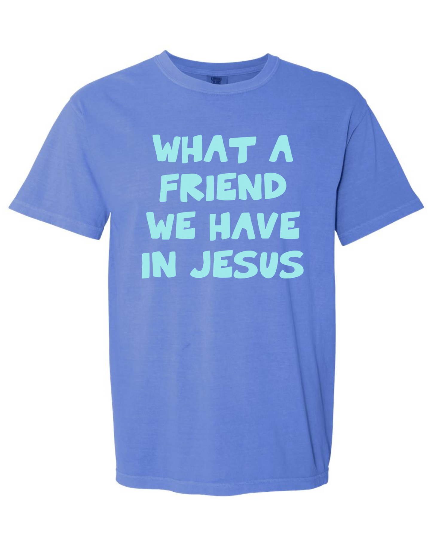 What A Friend Tee (Flo Blue)