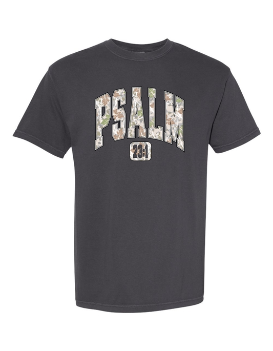 Camo Psalm 23:1 Tee (Graphite)