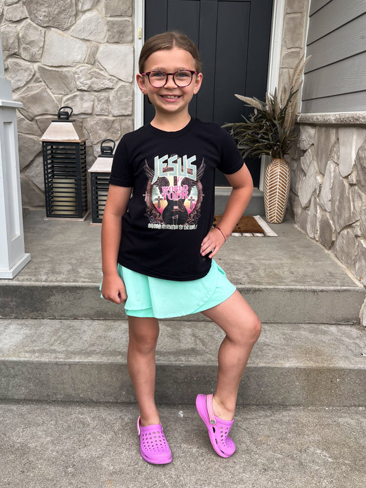Kids Jesus World Tour Bella Canvas Tee