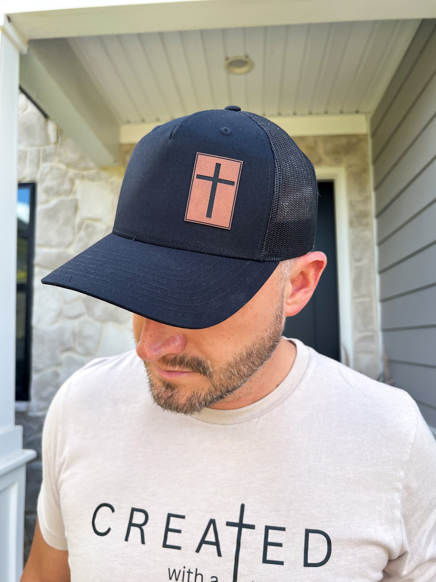 Black Cross Hat