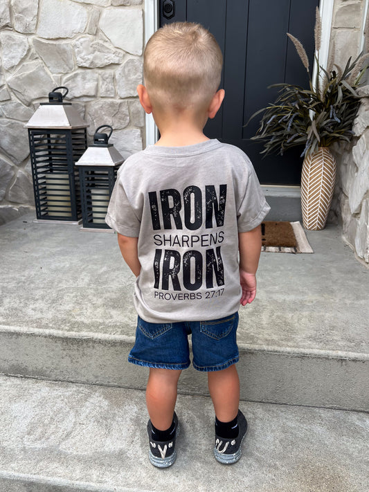 Kids Iron Sharpens Iron tee